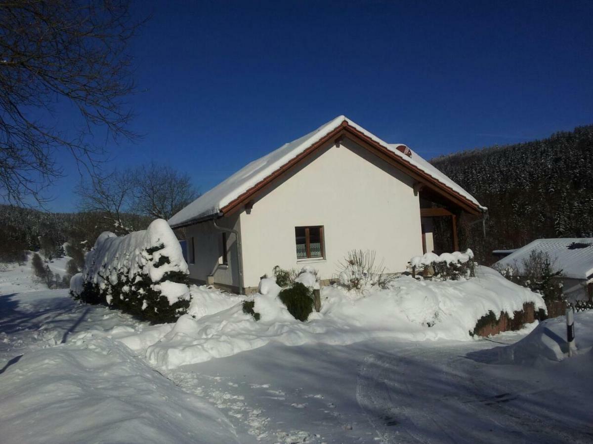 Ferienhaus Am Loeffelberghuettchen Gießübel Exterior foto